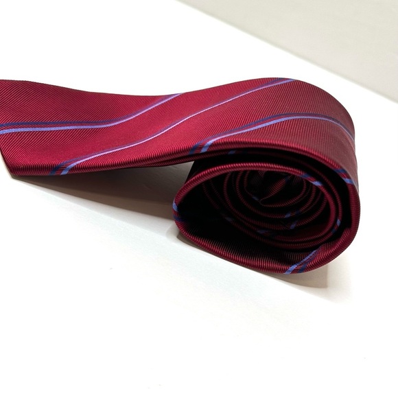 Mens Tie Brooks Brothers Stain Resistant Silk Necktie Woven Italy Made USA - Picture 6 of 8